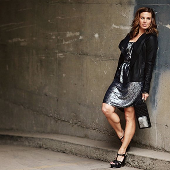 Rebecca Taylor Navy Sequin Dress - Picture 15 of 15